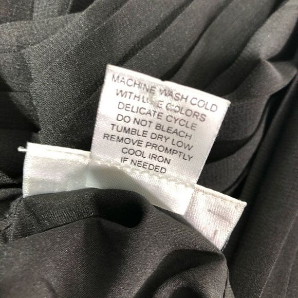 CW Classics Women's Pullover Semi Sheer Balloon Long Pleated Sleeves Blouse Size - Picture 16 of 16